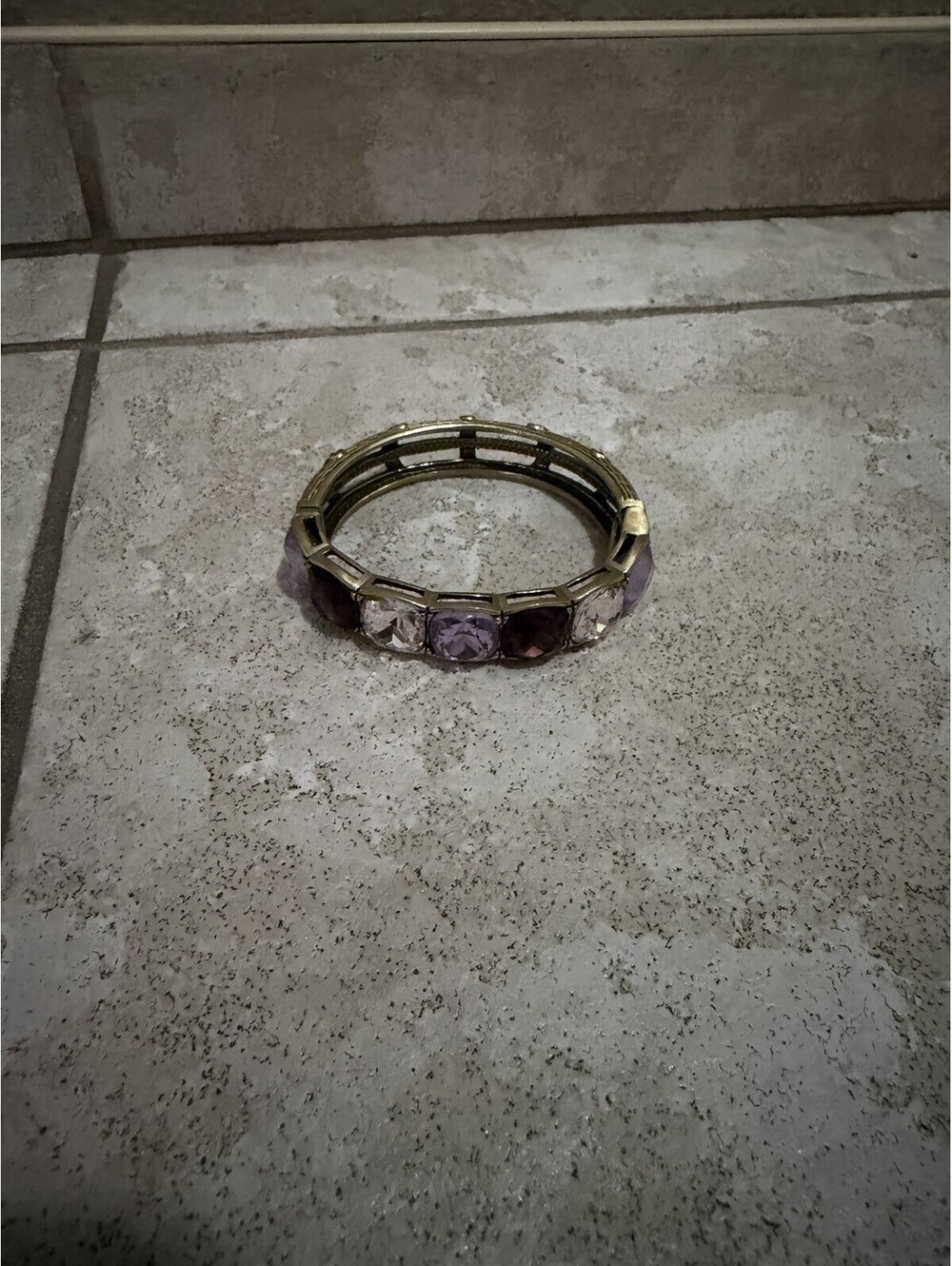 Heidi Daus Purple Tried and True Bracelet